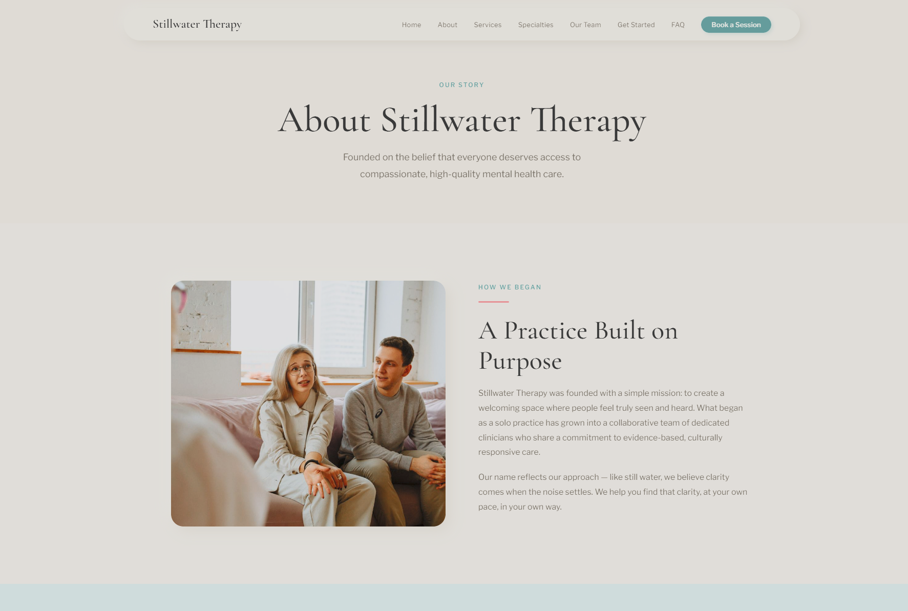 Stillwater Therapy Template